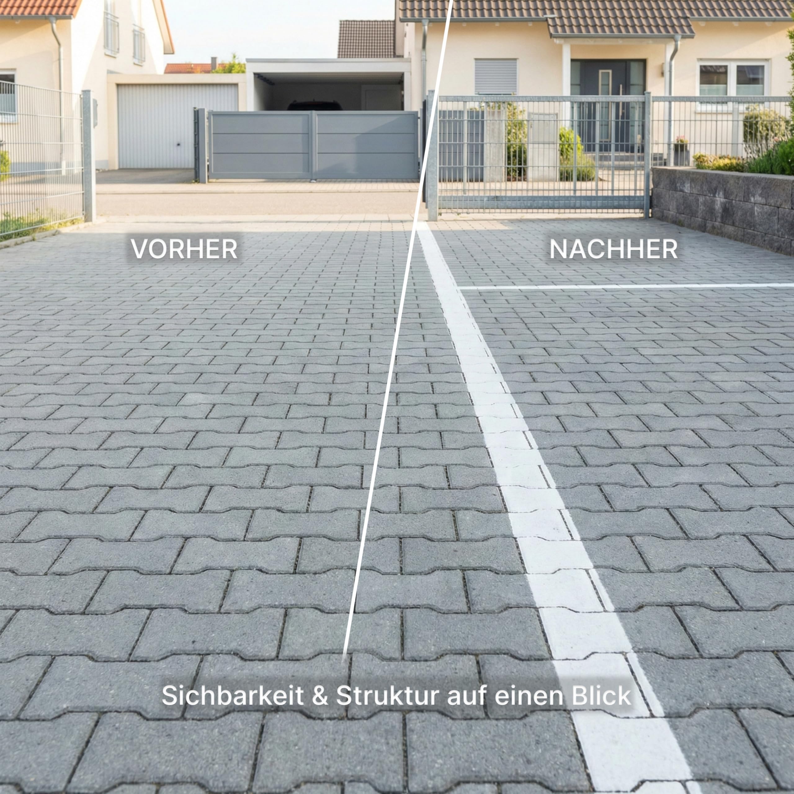 CAIRCON Markierungsfarbe Parkplatzfarbe Straßenmarkierungsfarbe WEISS - 750ml