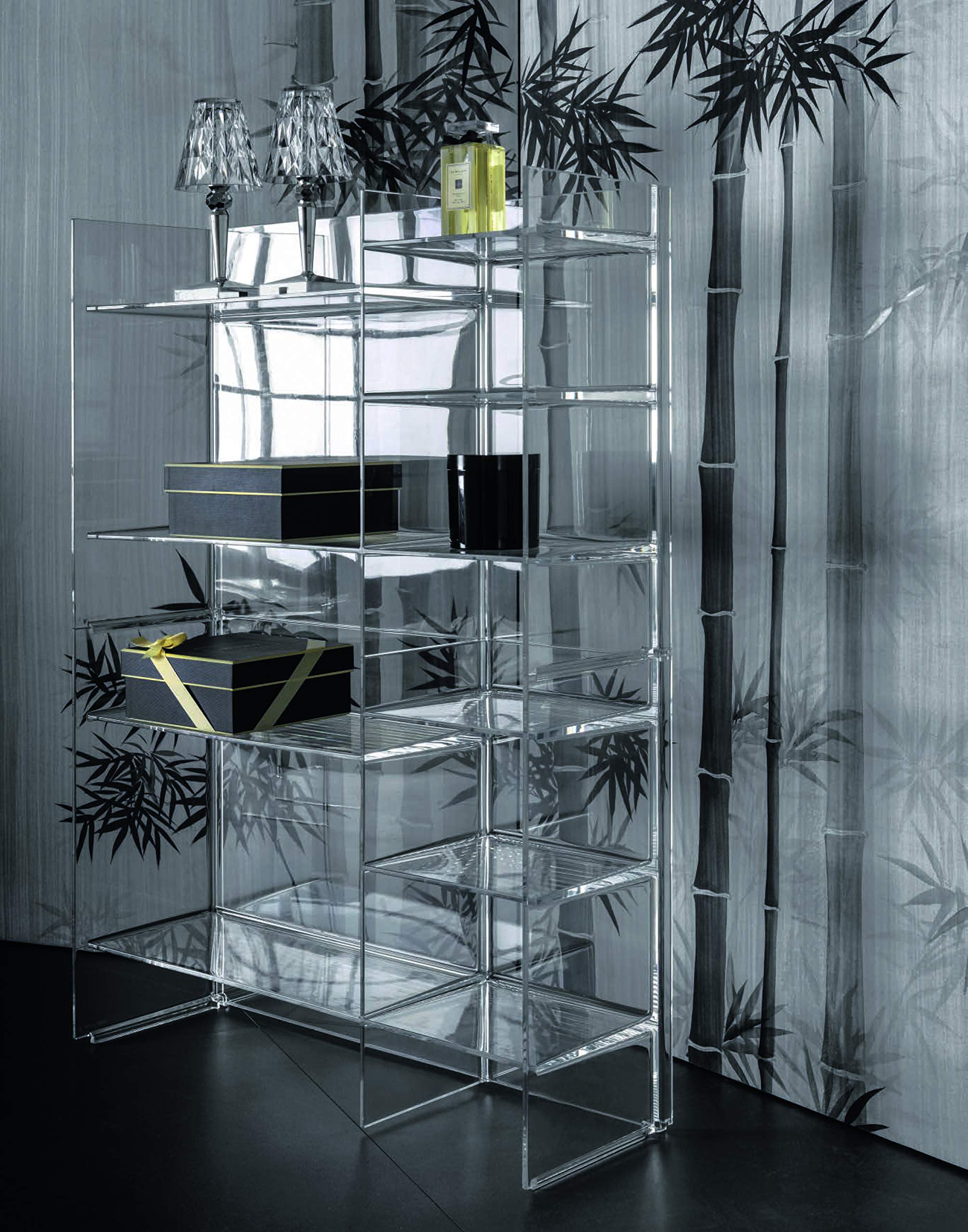Amazon｜Kartell サウンドラック ブルー W75.5/D26/H53cm SFNT-K9910 