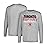 Ultra Game NBA Official Mens Super Soft Supreme Long Sleeve T-Shirt - Unisex, Toronto Raptors, Heather Gray, X-Large