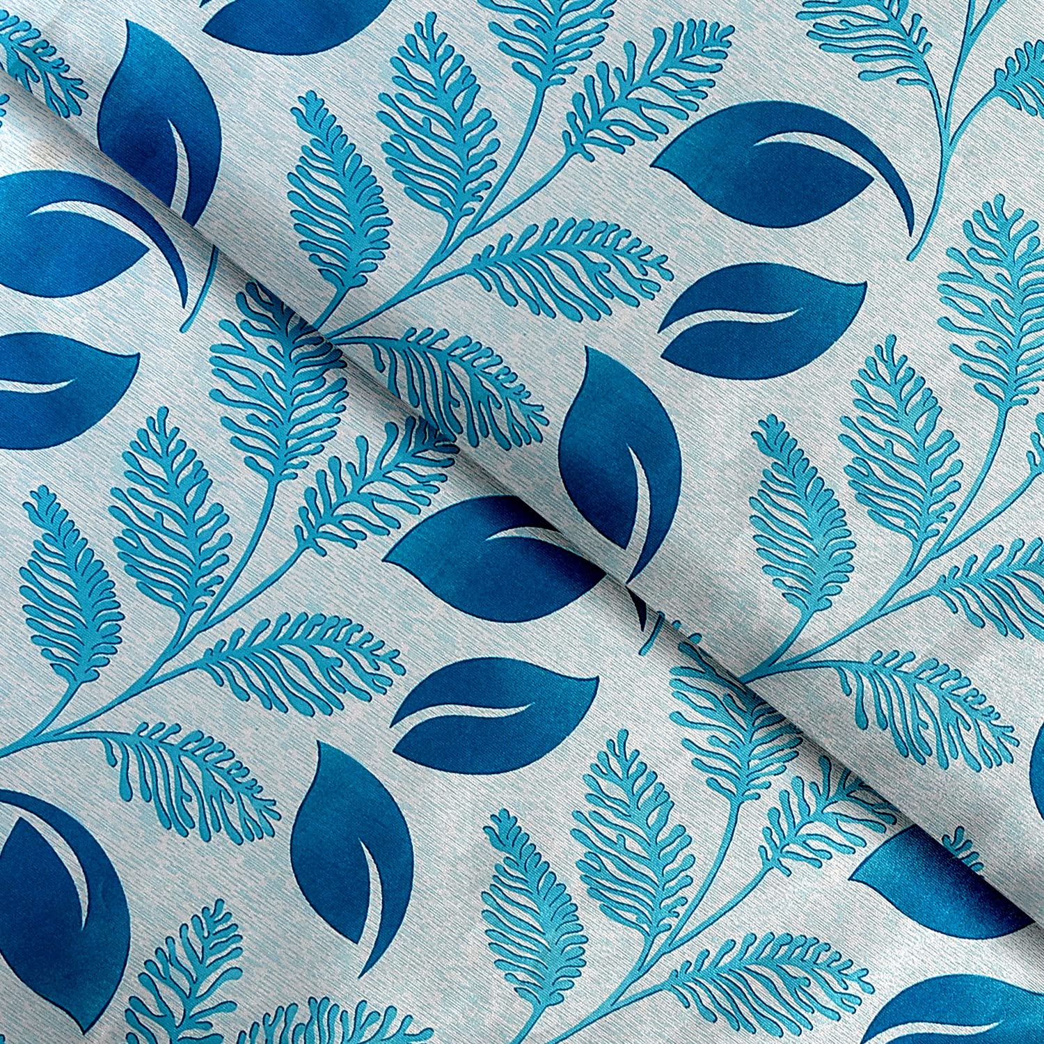 Cortina Unstitched Fabric Material for Home Decor, Furnishing, Curtains, Napkins, CAN-BLUE-FABRIC-2M-image-42