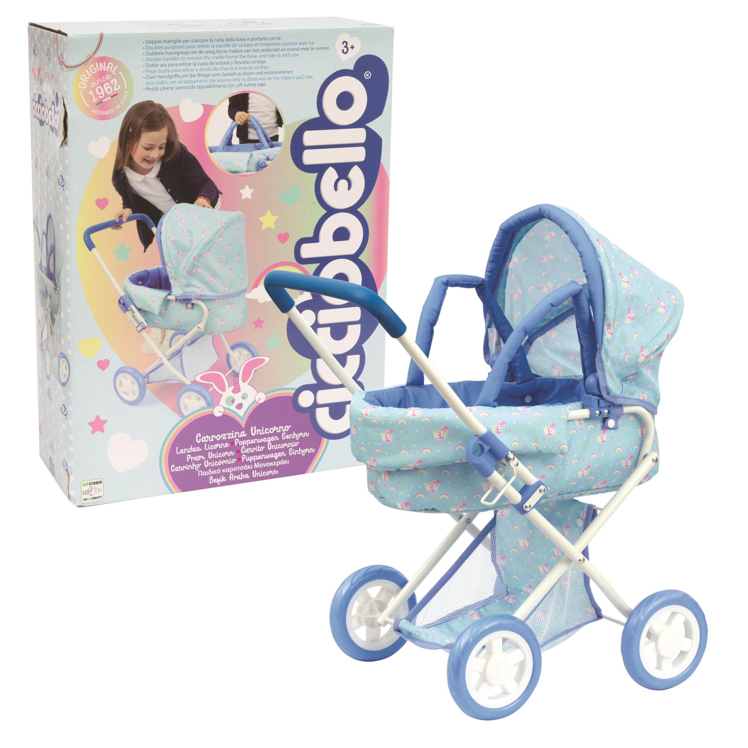 GIOCHERIA CICCIOBELLO Kinderwagen Einhorn