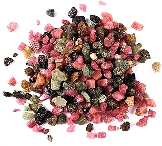 أحجار كريمة طبيعية خام من التورمالين الخام السائب بالجملة عيار 500.00 Ct، كريستال علاجي متعدد الألوان من ريل جيمس
