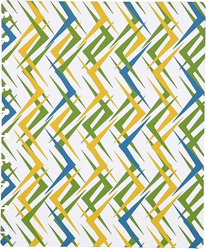 Vista 107 de Talia - Agenda personalizable con aros, (Fireworks Deep Lake, con discos Deep Lake, tamaño mediano (7.5 x 9.75 pulgadas).