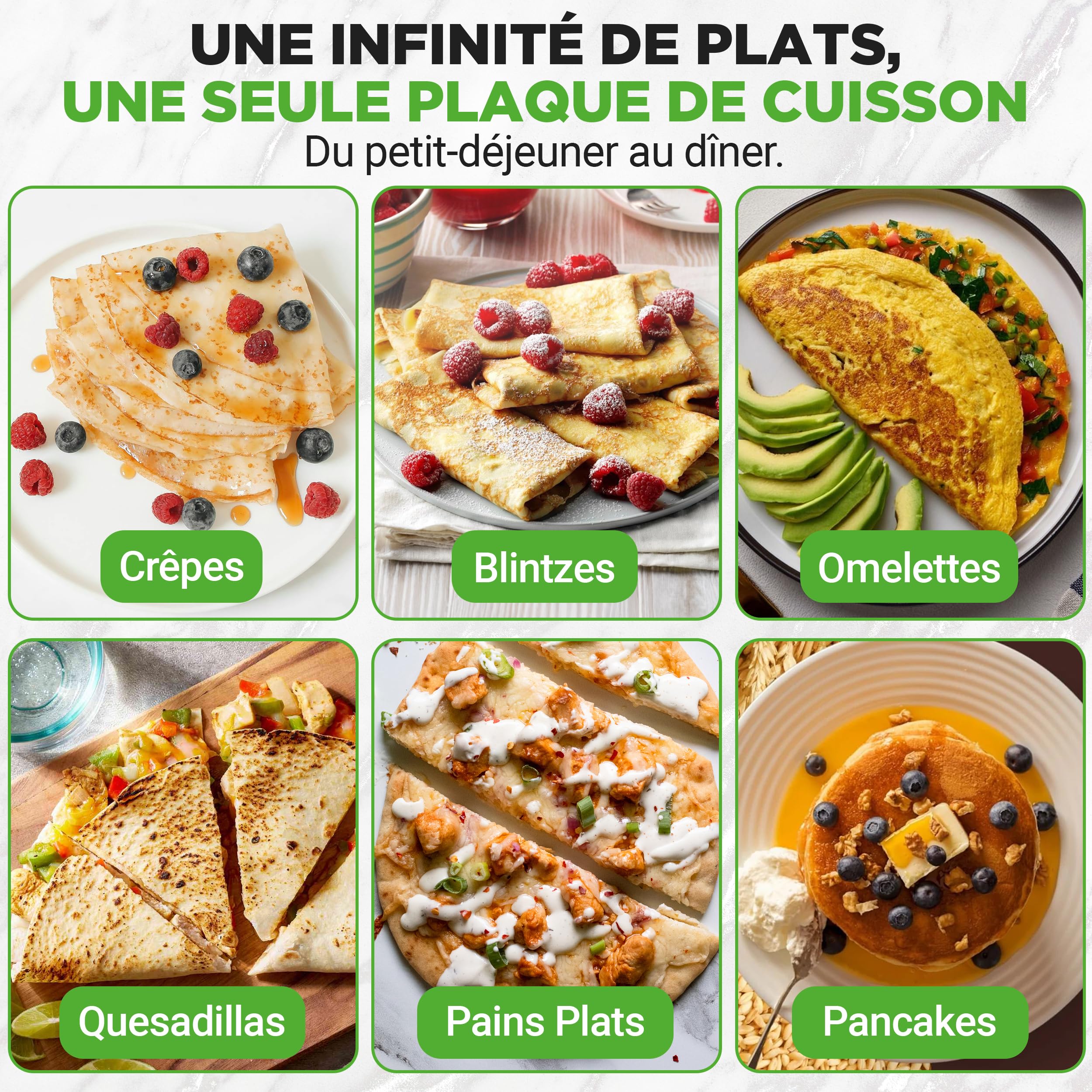 NutriChef Crêpière Électrique 30 cm – Plaque en Aluminium Antiadhésive avec LED, Thermostat Réglable, Spatule Bois et Râteau Inclus
