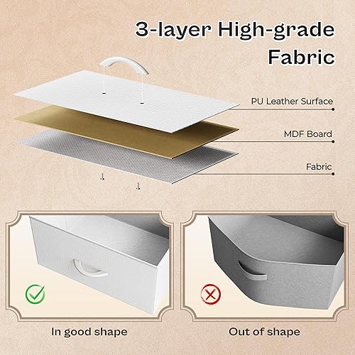 Miniatura 7 de Huuger Soporte de TV LED para dormitorio, cómoda de tela de 55 pulgadas con enchufes eléctricos, centro de entretenimiento para TV de 60, 55, 50