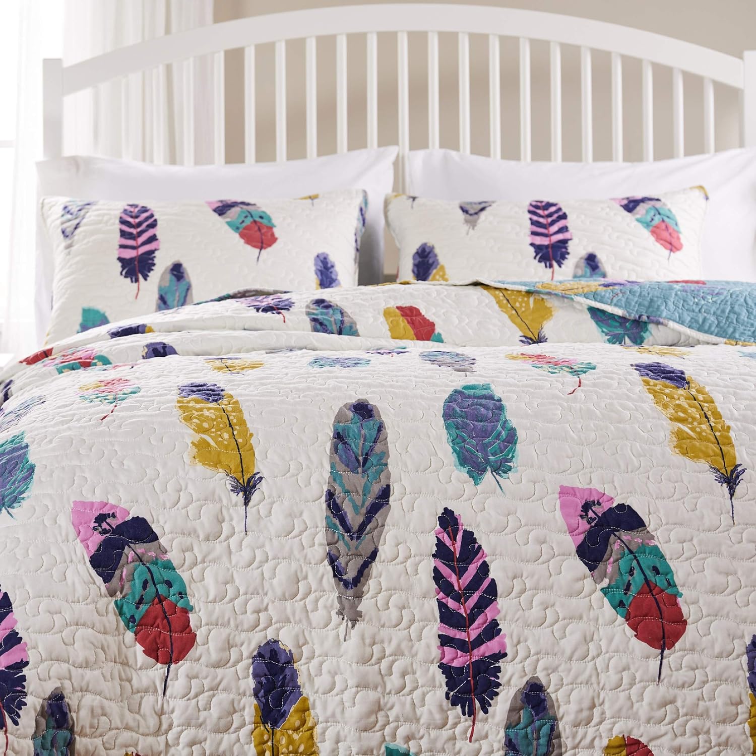 Blасk Frіdау Clеаrаnсе Greenland Home Dream Catcher Quilt Set, 2-Piece Twin, Twin/Twin XL Bеѕt Sеllеr Greenland Home Dream Catcher Quilt Set, 2-Piece Twin, Twin/Twin XL