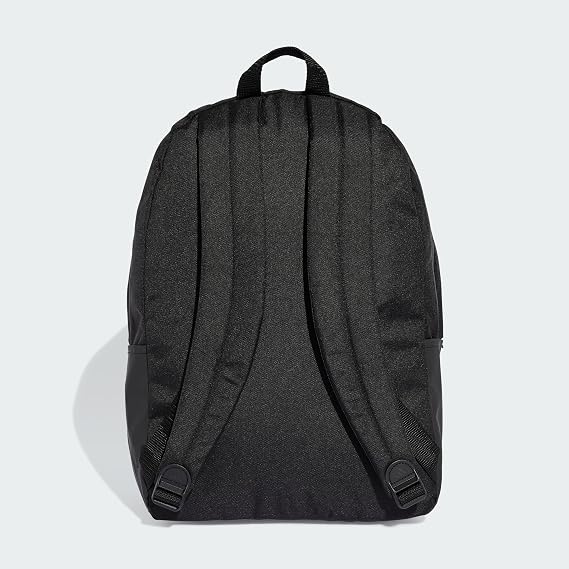 adidas Unisex Classic Unisex 3 Stripes Horizontal Backpack, Black/White/White, One size