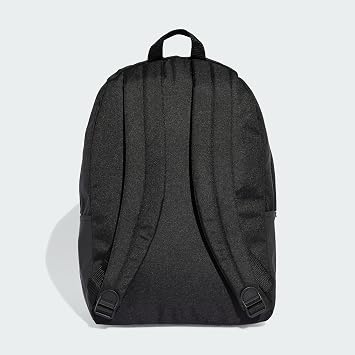 adidas Unisex Classic Unisex 3 Stripes Horizontal Backpack, Black/White/White, One size