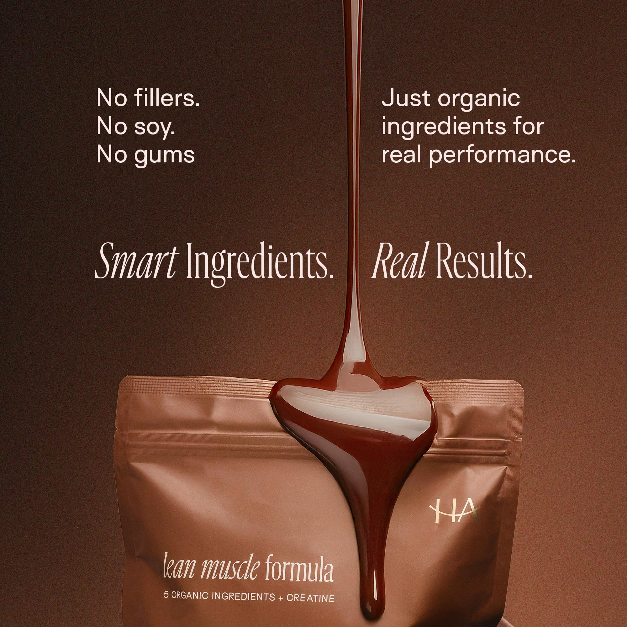 Happy Aging Protein Powder for Women, 20g Organic Pea & Pumpkin Seed Protein, 5g Creatine, Monk Fruit Sweetened, Organic Cocoa & Chia, Vegan Plant Based Protein