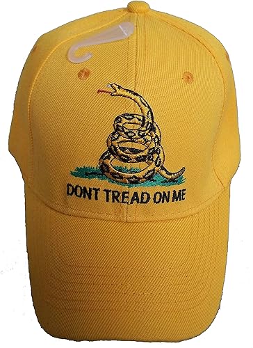 Online Stores, Inc. Sombrero de bandera de Gadsden amarillo Dont Tread On Me, Amarillo