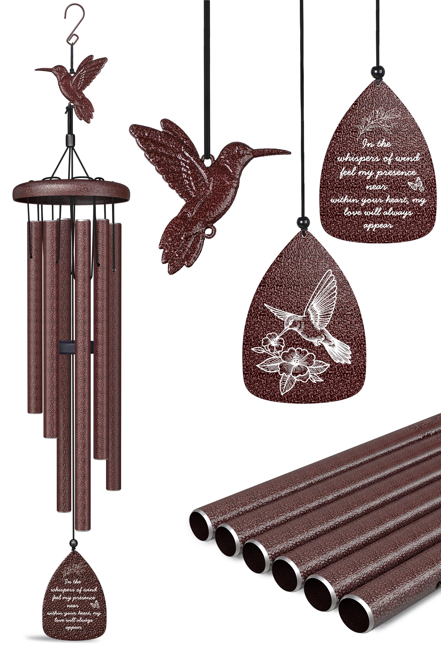 Hummingbird Memorial Wind Chimes