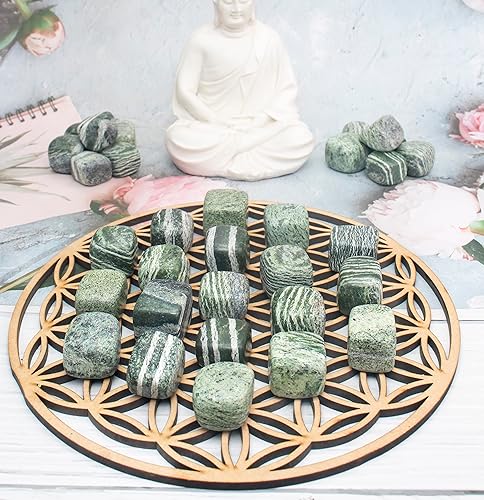 Miniatura 6 de ZAICUS Piedras rodolitas de rodolita de 1 libra, cristales pulidos curativos, piedras naturales, Feng Shui, equilibrio de chakras, buena suerte,