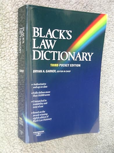 Black's Law Dictionary (Pocket), 3rd Edition - Bryan A. Garner