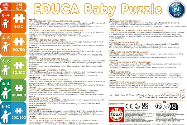 Visiter la boutique Educa Educa - Baby Puzzles Minnie | 5 Puzzles progressifs de 3 à 5 pièces | Puzzle Minnie | Recommandé à partir de 2 Ans (15612) in use