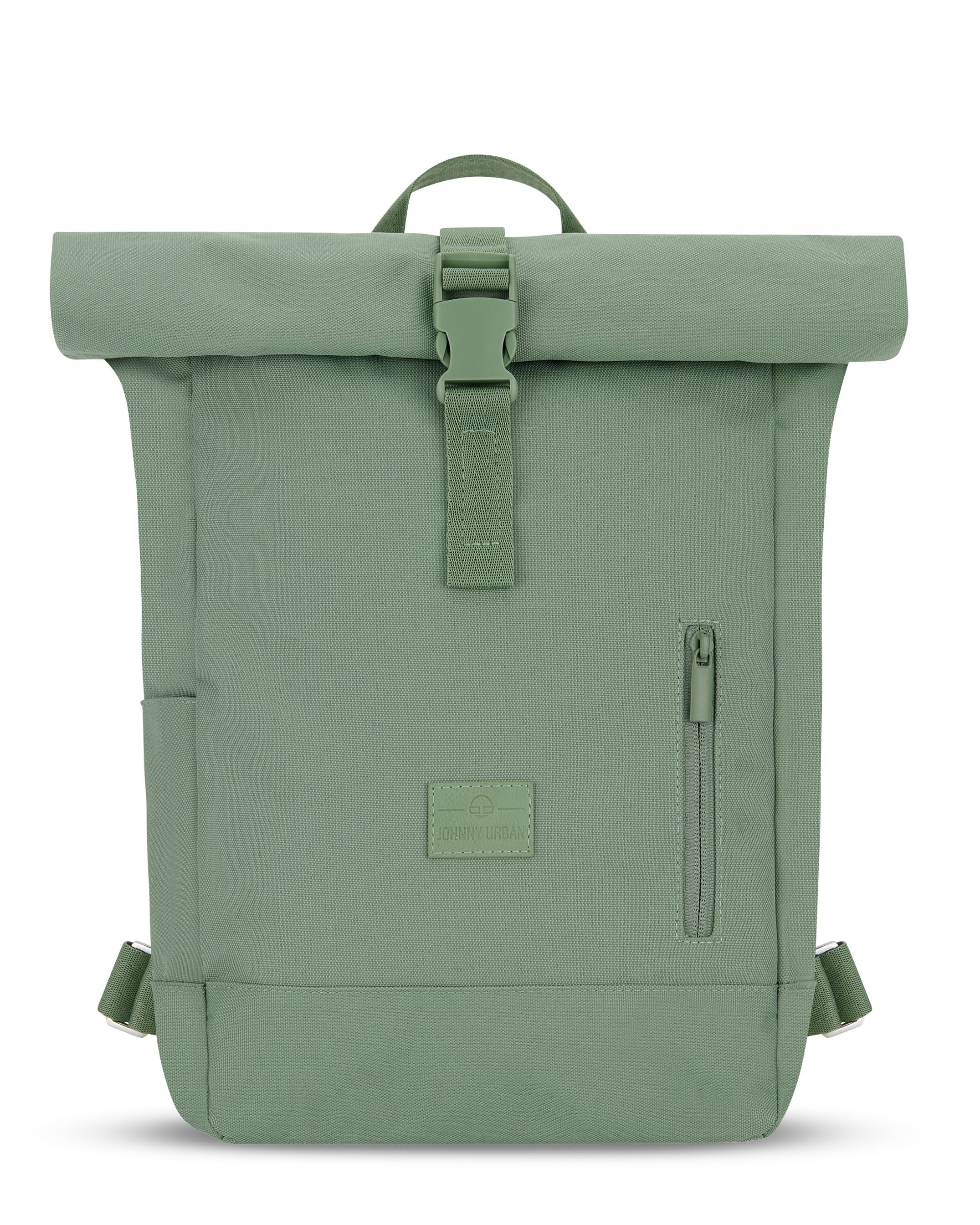 Johnny Urban Sac à dos Femme & Homme Vert - Robin Small - Mini Sac de Jour Décontracté pour Voyage, Travail et Bureau - Compartiment Ordinateur Portable 12" - Déperlant