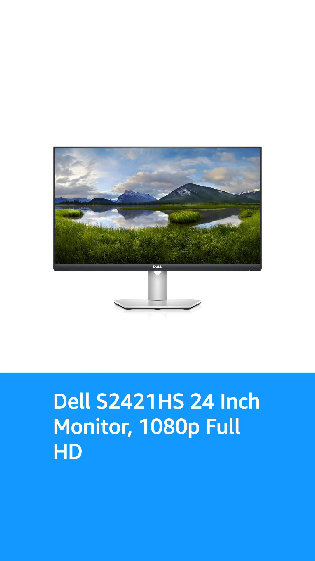 Dell S2421HS シルバーモニター 本体 Dell S2421HS 24 Inch Full HD 1080p, IPS Ultra-Thin Bezel Monitor