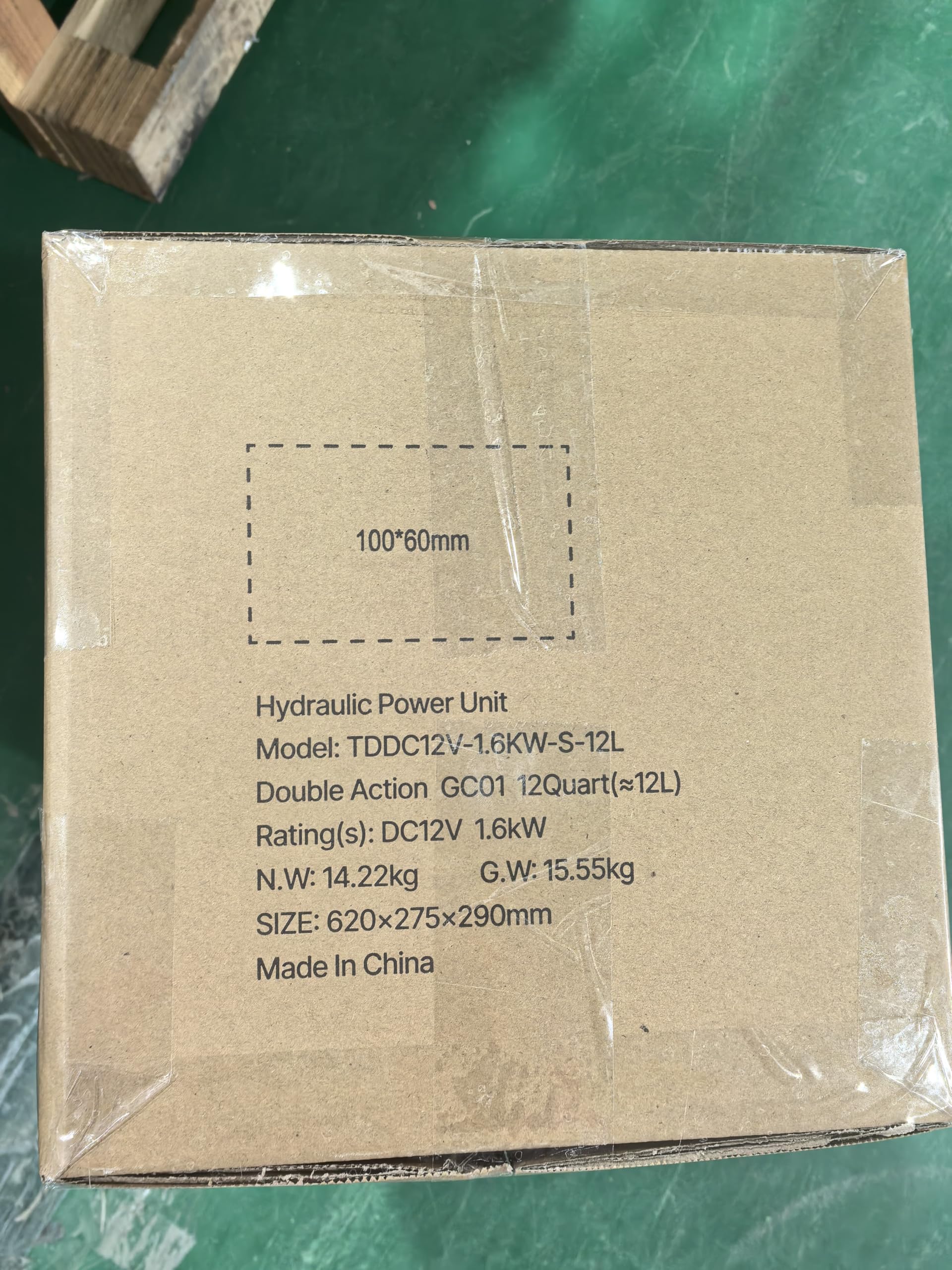 VEVOR Pompa Idraulica per Rimorchio Ribaltabile 1600 W 2600 giri/min Centralina Idraulica Azione Doppia per Sollevamento da Officina con Serbatoio d'Olio in Metallo Volume 2,1 mL/r per Piattaforma