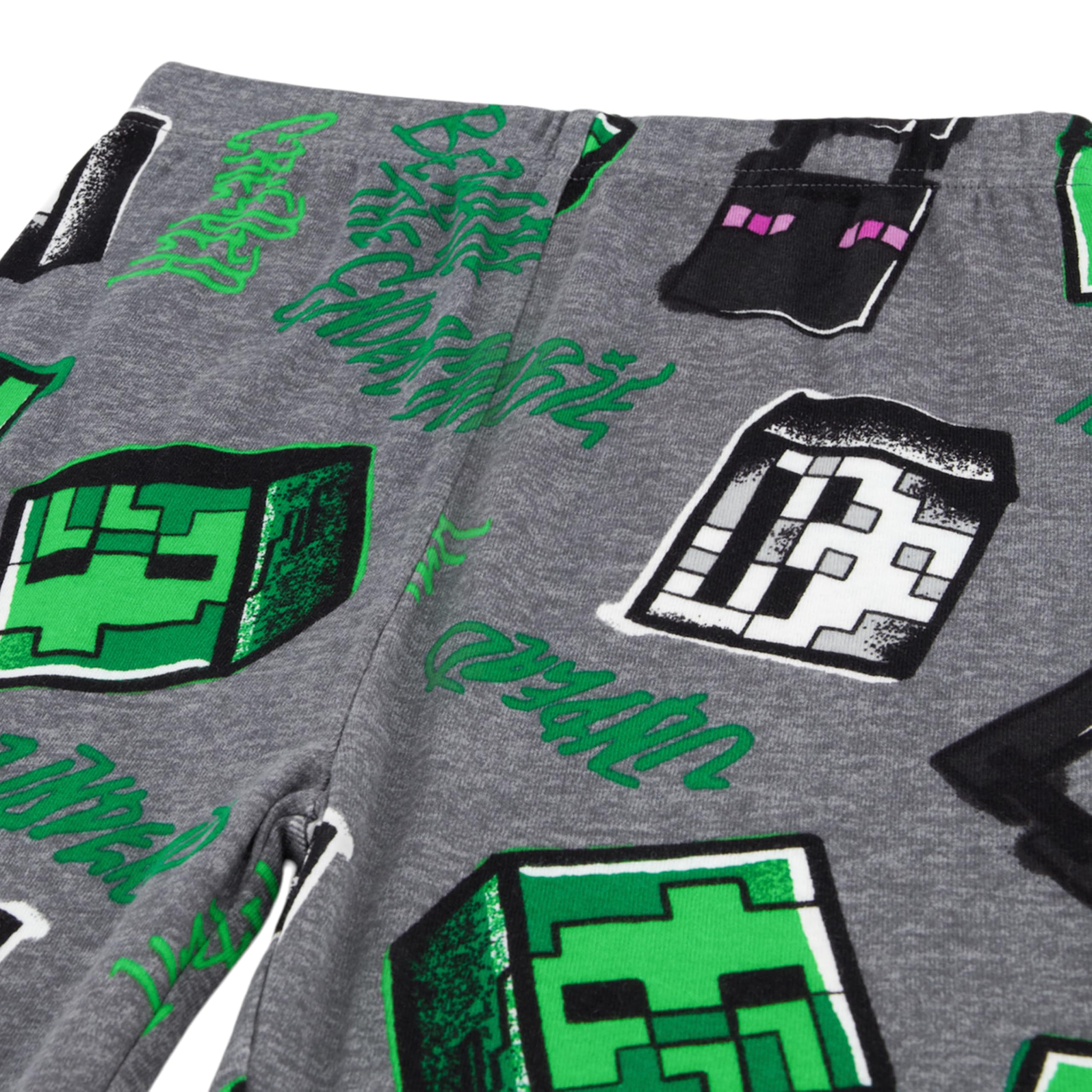 Minecraft 6-teiliges Pyjama-Set für Jungen aus Baumwolle (10 Stück)