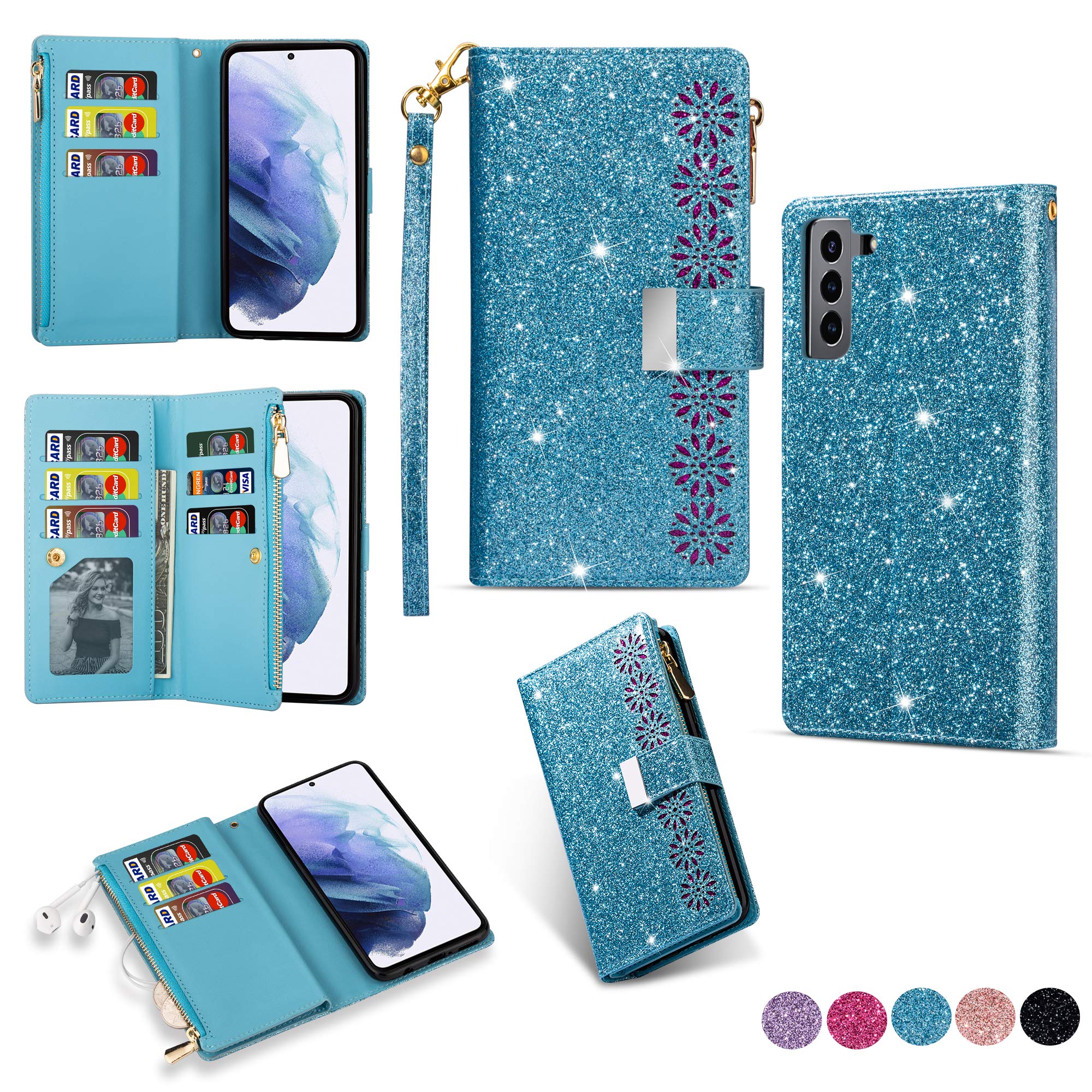 Amazon.co.jp: Galaxy S21 ケース docomo SC-51B au SCG09 ケース手帳
