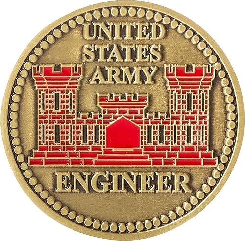 United States Army Engineer Branch Corps Castle Challenge Coin