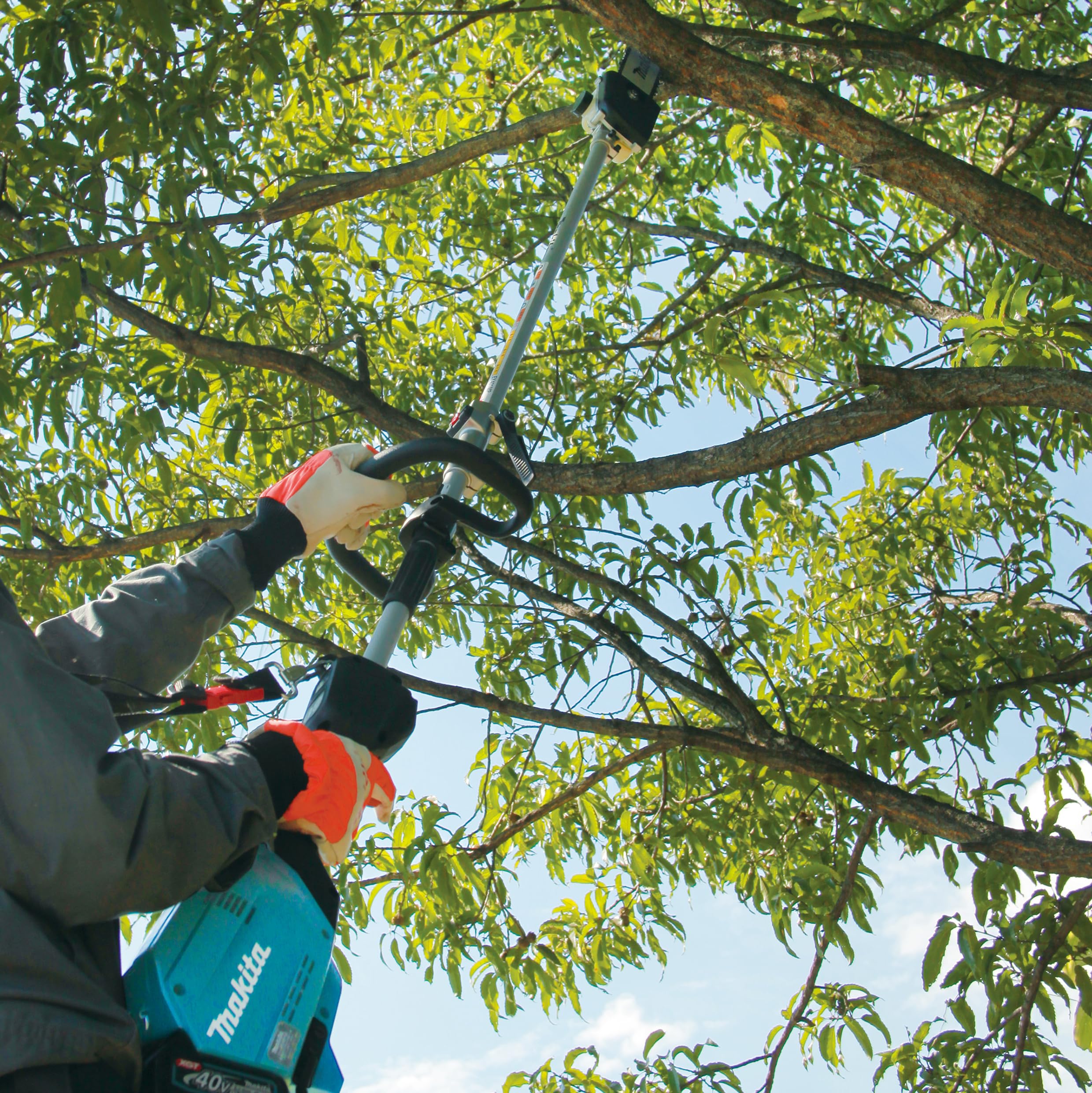 Makita UX01GZ01 - Accionamiento con batería multifunción (40 V, sin batería, sin Cargador) Incluye Cabezal de desguadaña EM404MP