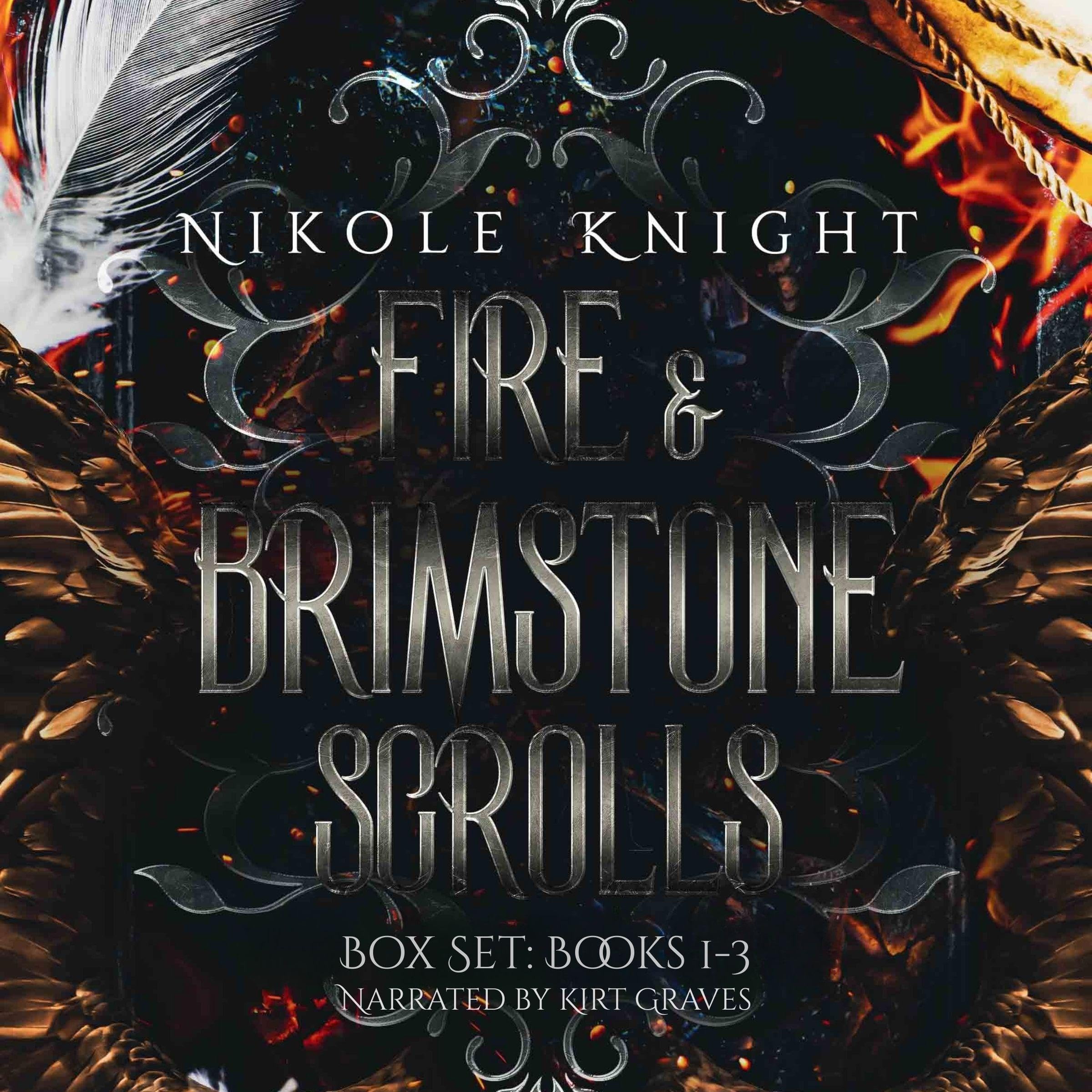 Cover art for Fire & Brimstone Scrolls Box Set, Books 1-3