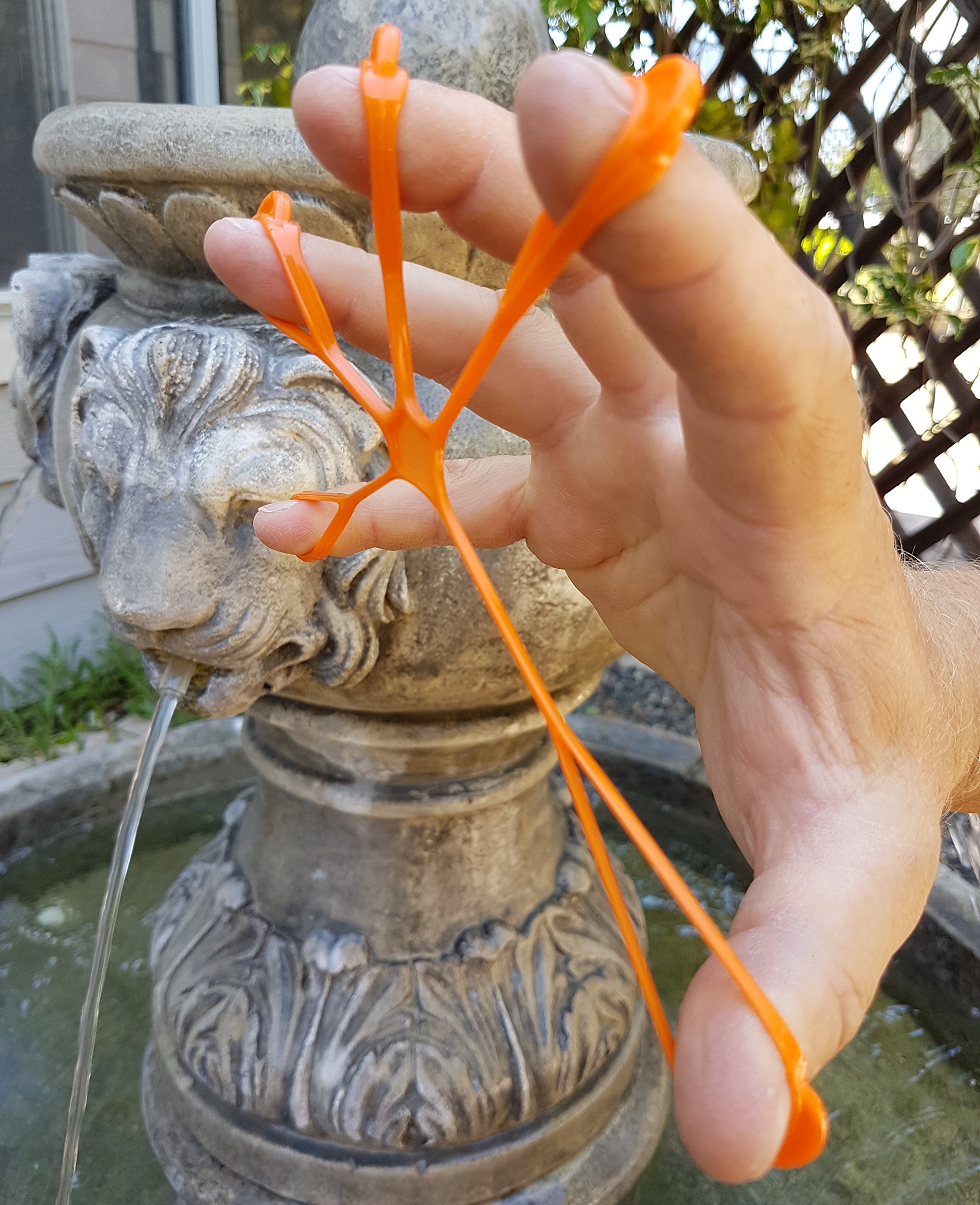 FlexExHand Exerciser - 20 Pack Orange - Medium-Light Resistance, Made In USA