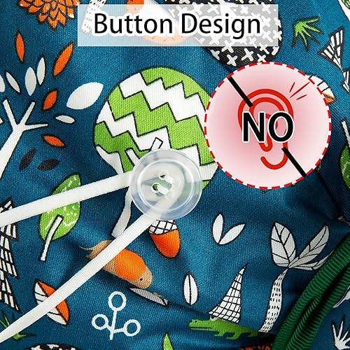 Miniatura 3 de Gorras médicas para mujer, gorras para enfermeras, gorra de trabajo ajustable, bolsa de cola de caballo, sombreros con lazo en la espalda, Varios