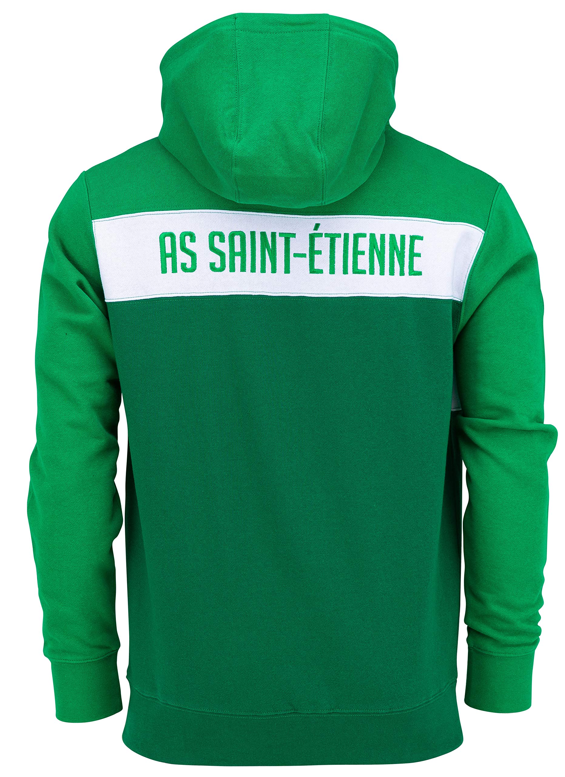 AS Saint Etienne Sweat à Capuche Femme – Collection Officielle, Manches Longues, Taille M, Décontracté