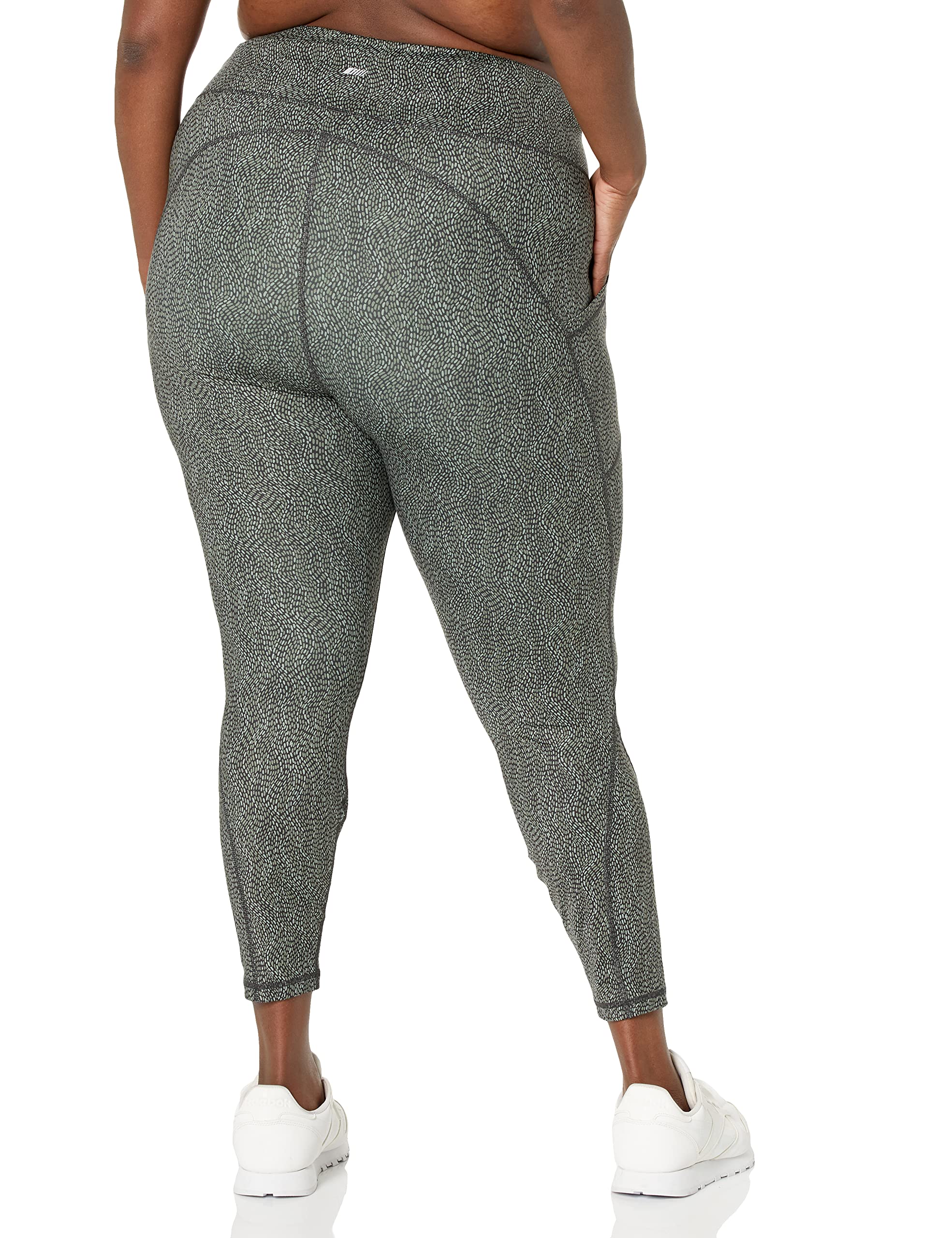 Amazon Essentials Legging de Sport Modelant à Taille Haute avec Poches (Disponible en Grandes Tailles) Femme