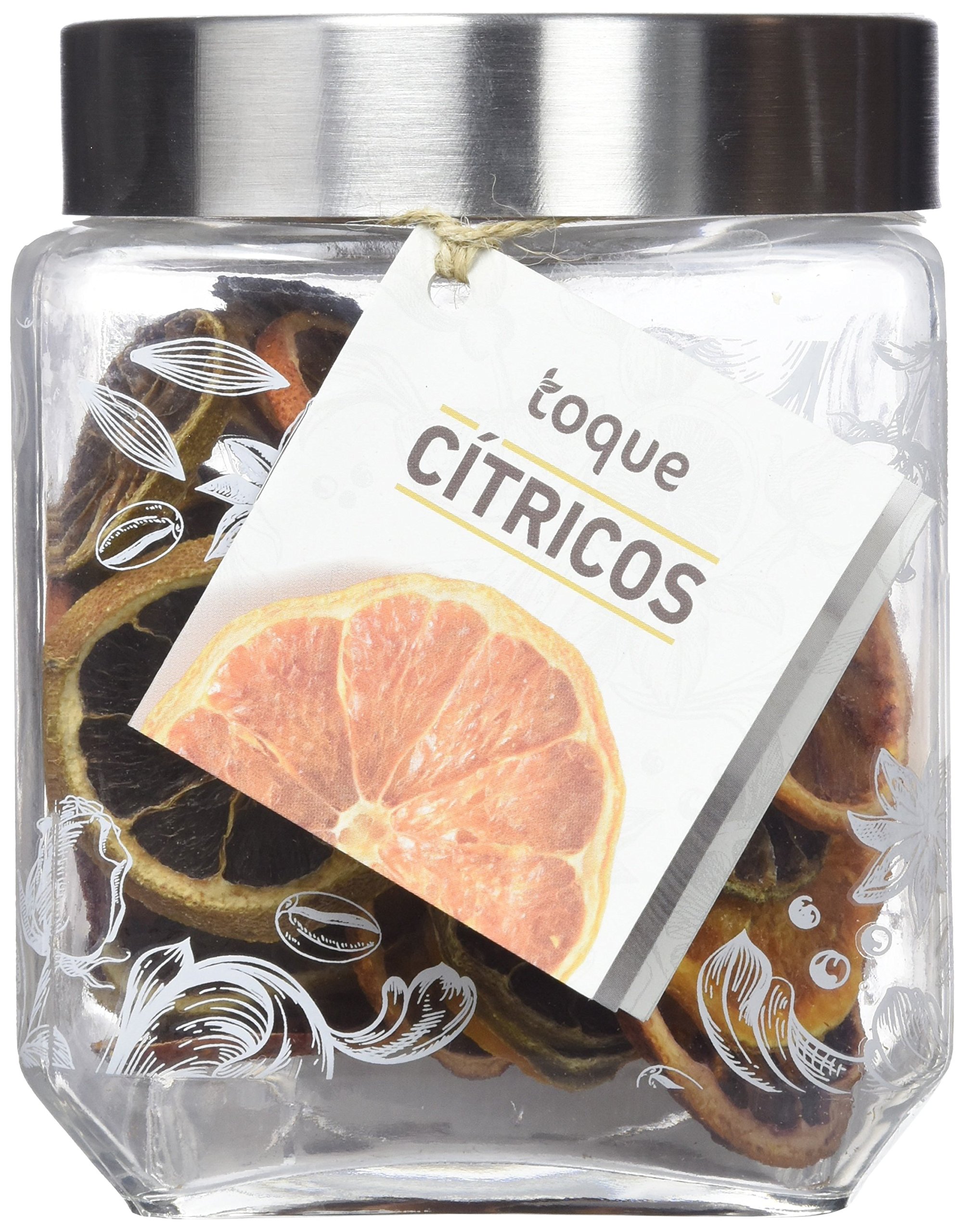 Toque Tarro Mix de cítricos premium deshidratados: sanguina, lima, bergamota, pomelo - 110 g