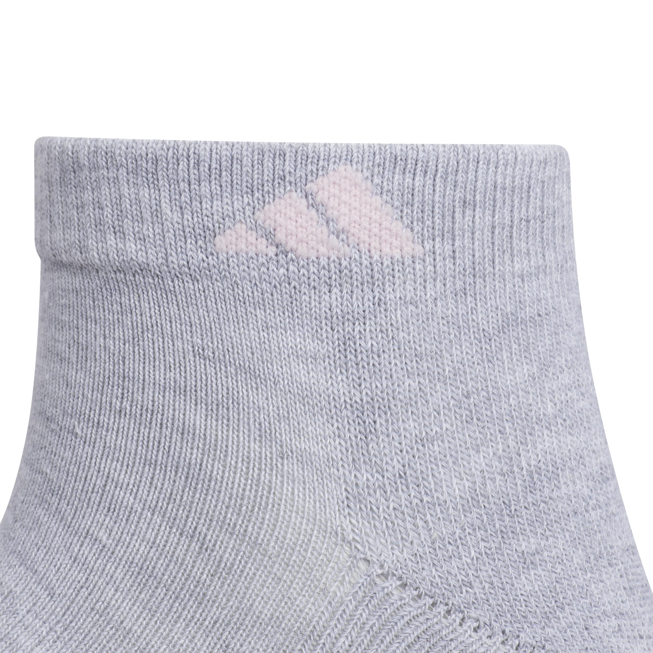 adidas Damskie skarpety z niskim cięciem, rozmiar buta 38-45 (6 sztuk), Cool Light Heather/Clear Pink/Dark Blue, M