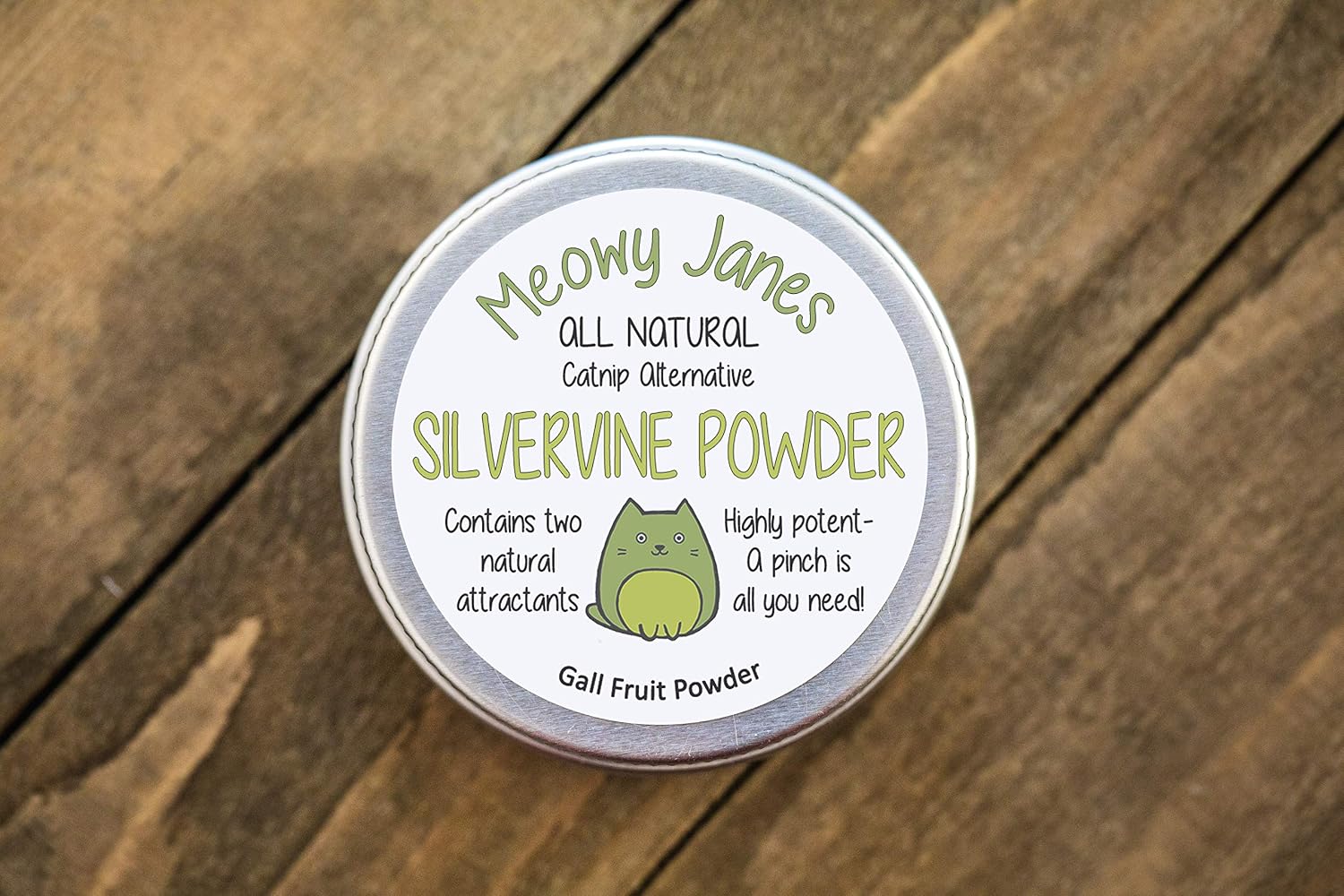 Meowy Janes Silver Vine for Cats - 45 Grams of Powder - All Natural Catnip Alternative image 3