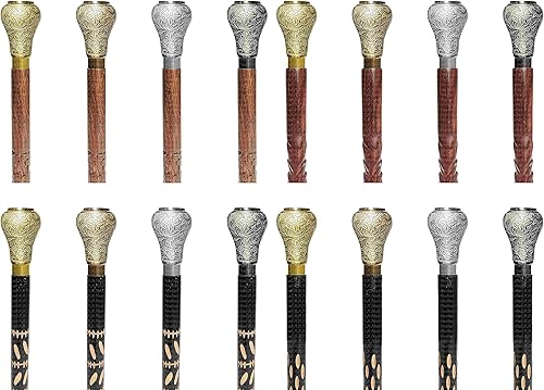 Miniatura 6 de A.A.Nauticals - Bastón de madera para hombres y mujeres, vintage, hecho a mano, personalizado y plegable, longitud ajustable (diseño de 12 bastones,