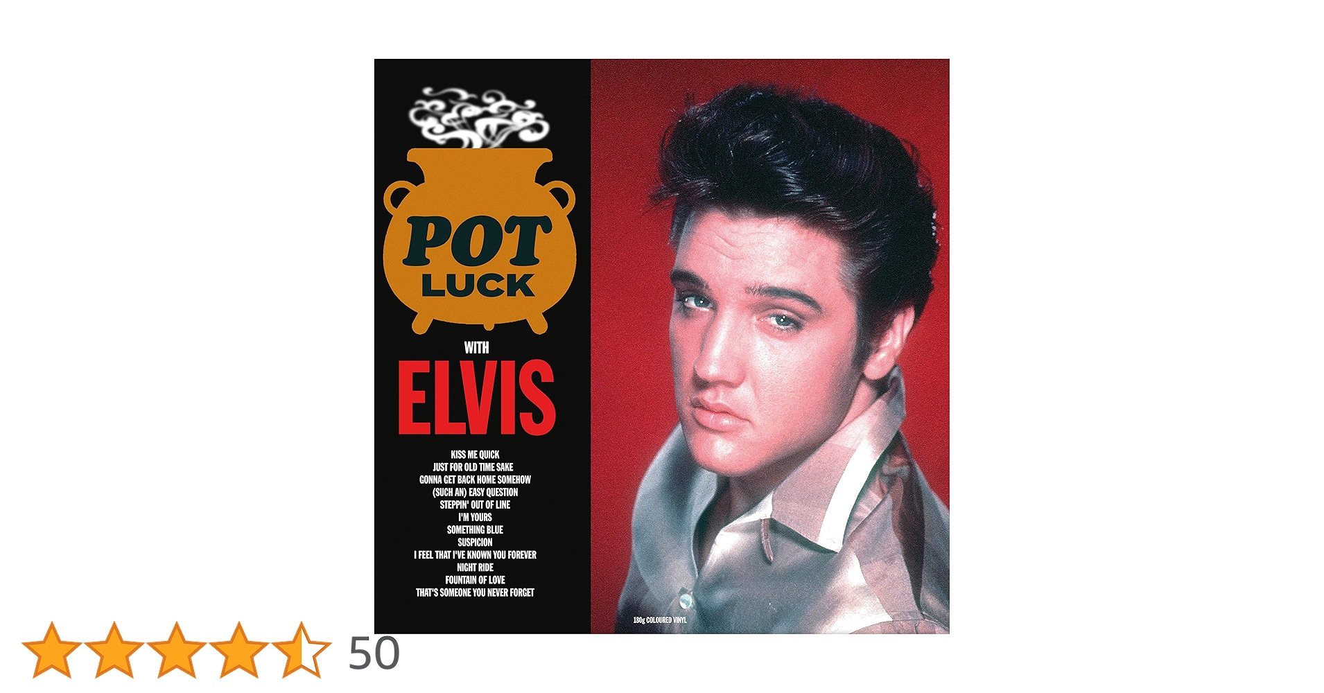 Elvis Presley Pot Luck UK(英 GB)盤 LP Mono Elvis Presley Pot Luck UK(英 GB)盤 LP Mono Pot Luck With