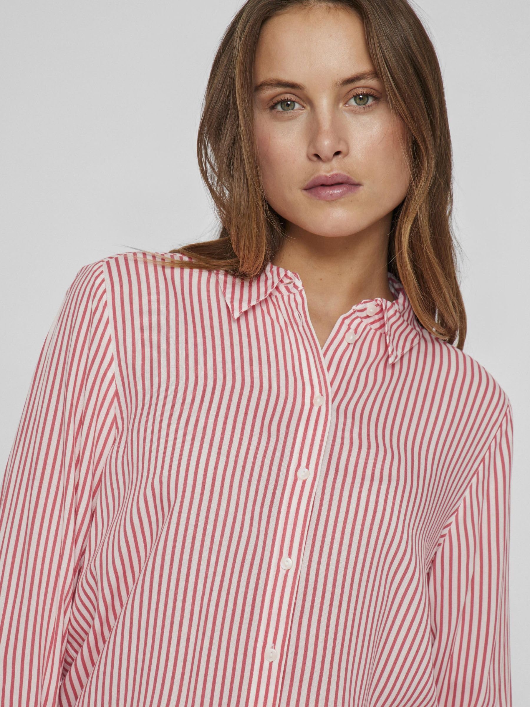 Vila Damen Virosa L/S Shirt - Noos Virosa L/S Shirt - Noos (1er Pack)
