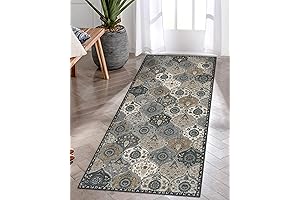 Lahome Moroccan Trellis Hallway Runner Rug, the Ultimate 2x5 Washable Rug Runner
