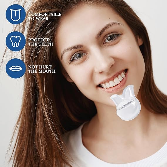 Tongue Stabilizing Device Mouthpiece - Anti-Snore Device, Reusable Snore Solution Stopper for Men/Women - MF84