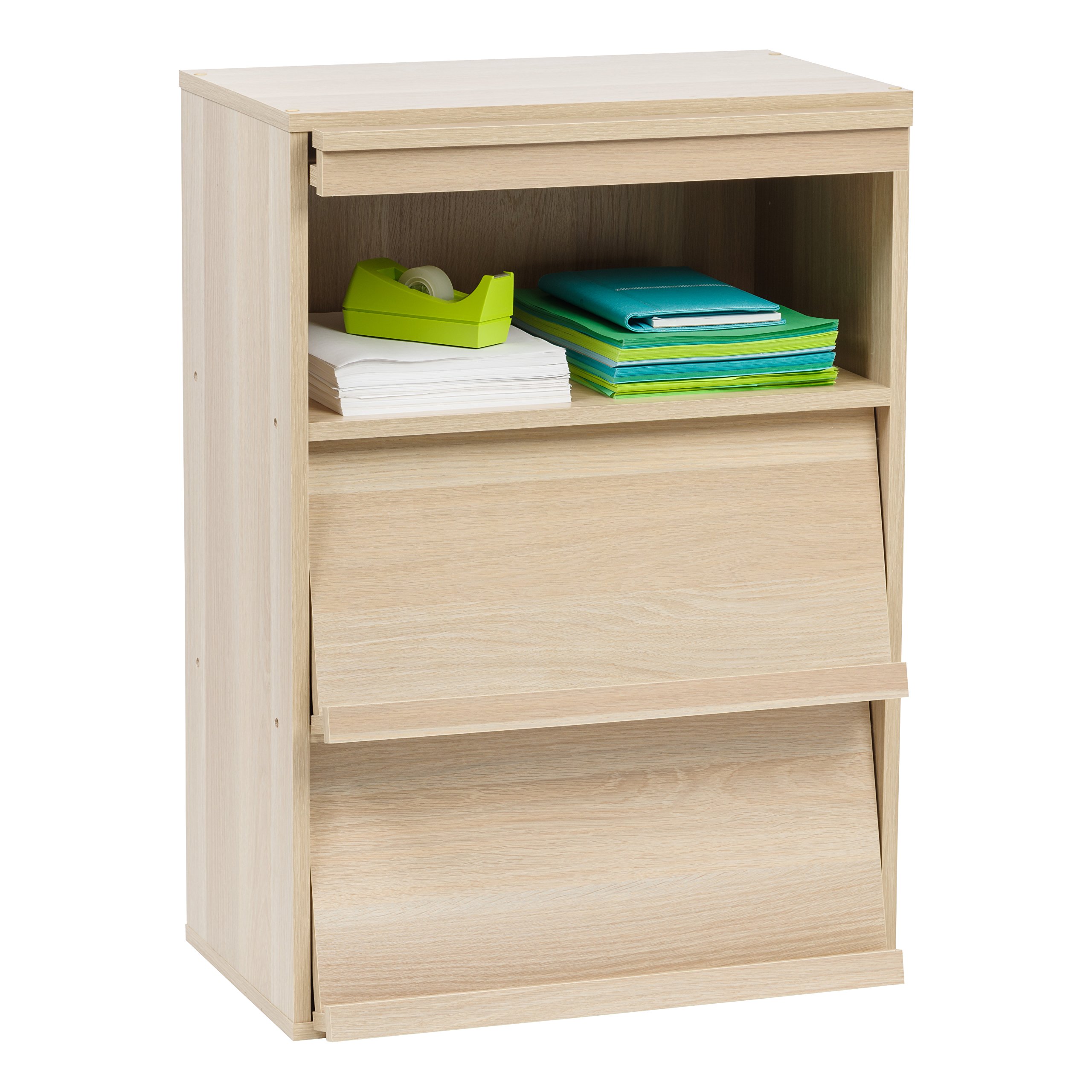 Buy Iris Ohyama, Storage Unit with 3 Folding Doors / Wooden
