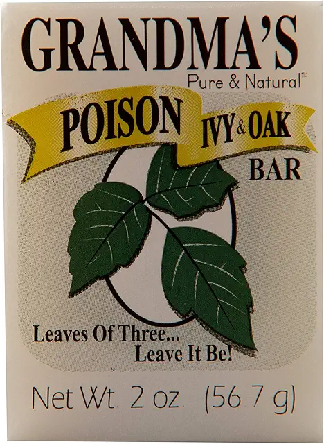 Grandma's Poison Ivy Soap Bar - Jewelweed & Oatmeal Itch Relief - 2.0 oz