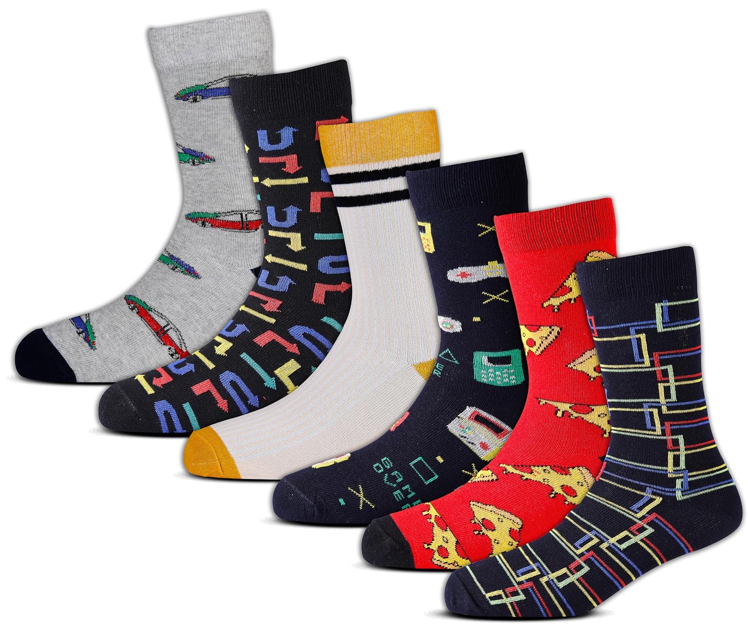 RC. ROYAL CLASS Regular Length 100% Combed Organic Cotton Boys & Girls Socks, Soft & Breathable, Moisture Wicking, Anti-Od...