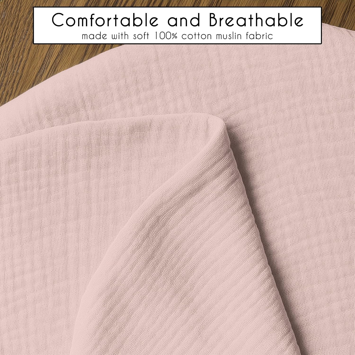 Sweet Jojo Designs 2-Piece Muslin Nursing Pillow Covers Set (Pink/Grey Watercolor Floral) for Newborn Baby Girls 100% Cotton Breastfeeding Pillowcases-PILLOW NOT INCLUDED (Shabby Chic, Boho Farmhouse)