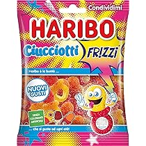 Haribo Ciucciotti Frizzi, Caramelle Gommose Frizzanti, Gusto Frutta, Ideali Per Feste E Dolci Momenti Di Relax – 175gr