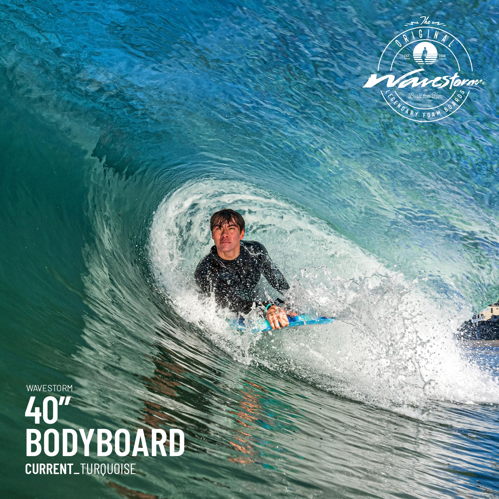 Wavestorm Schaumstoff-Bodyboard, 101,6 cm, 2 Stück