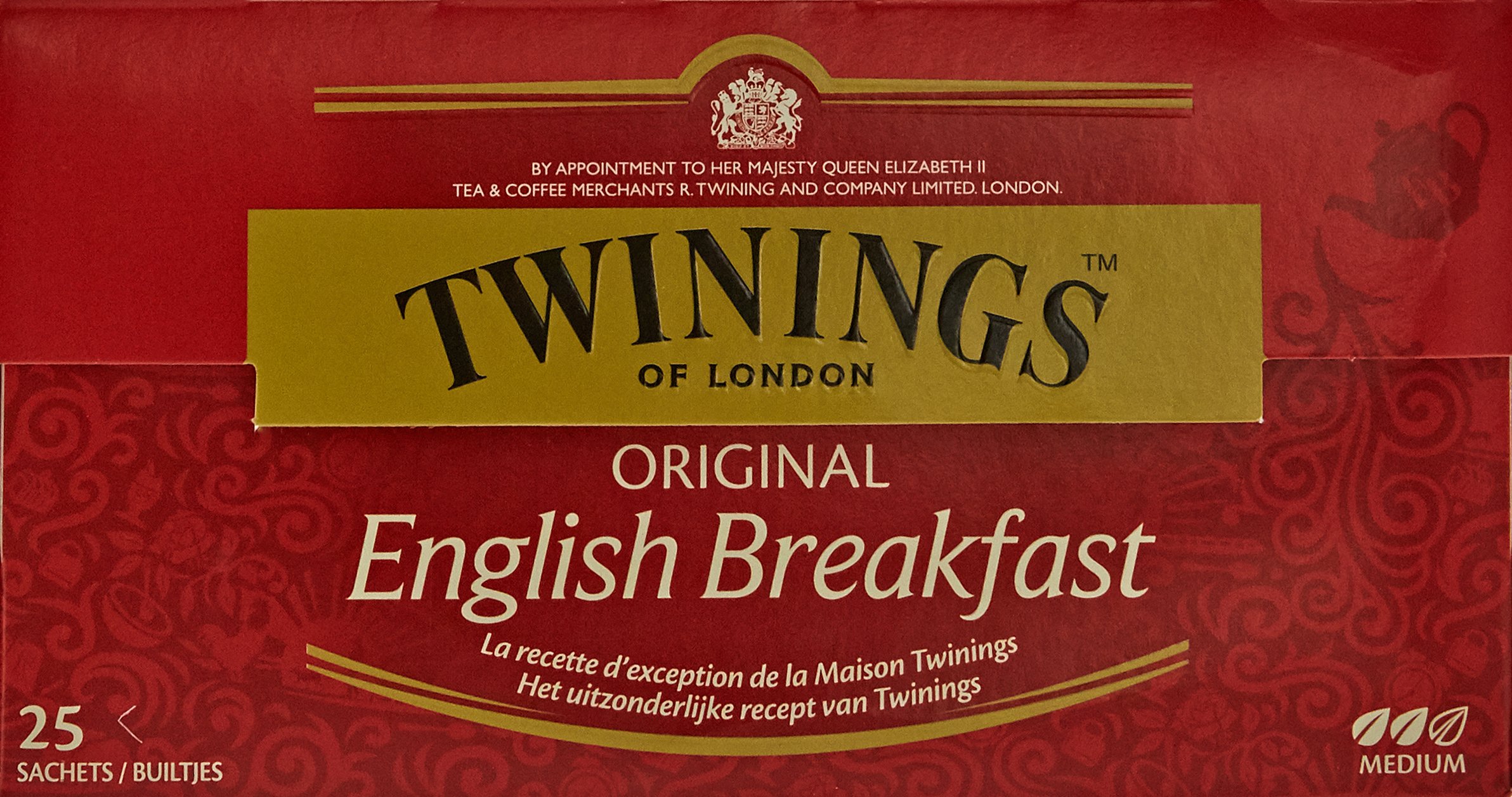 Twinings Thé Original English Breakfast 40 g - Lot de 6