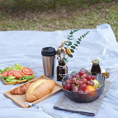 Miniatura 3 de Paquete de 36 manteles desechables de plástico, color blanco, cuadrado de 76 x 40 pulgadas