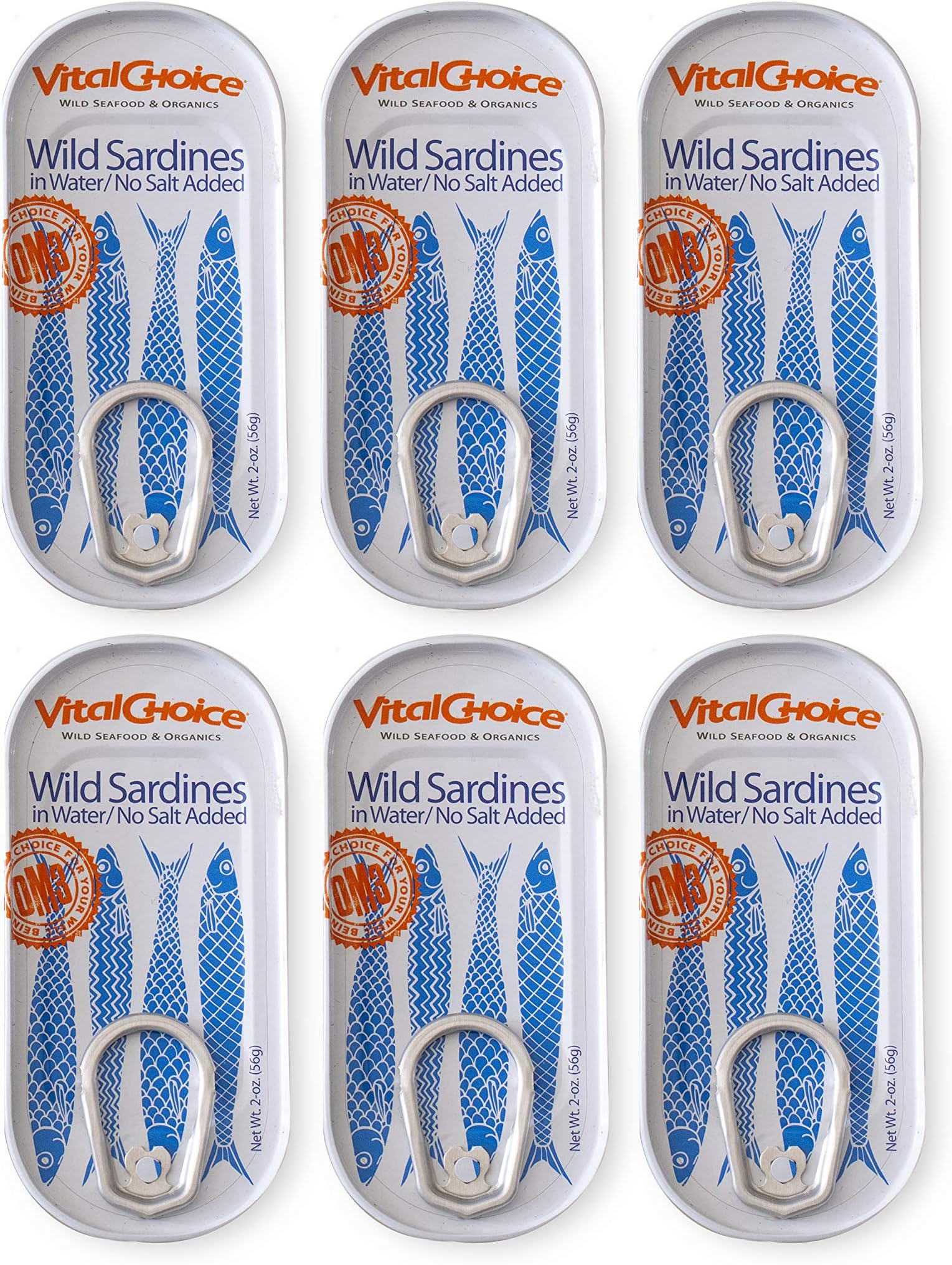 Vital Choice Wild Portuguese Sardines, In Water, No Added