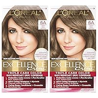 Vista 152 de L'Oreal Paris Excellence Creme - Coloración permanente para el cabello, castaño oscuro 4, 100% de cobertura de canas, paquete de 2