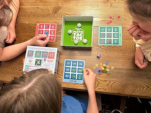 Miniatura 2 de Semper Smart Games Juego de matemáticas PlaySmart Dice Math-Tac-Toe Ponte afilado en matemáticas mentales con un nuevo giro divertido en un clásico