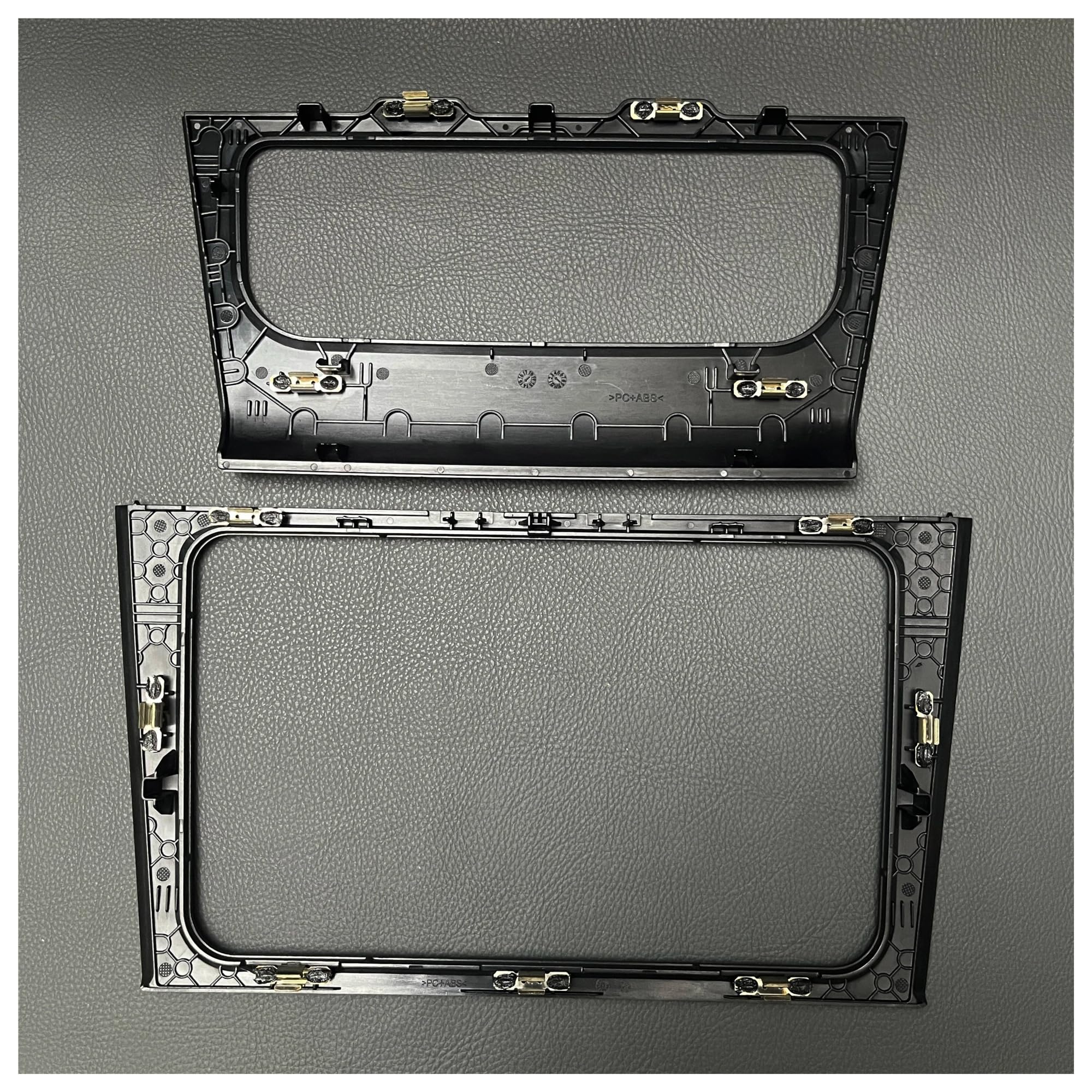 Mascherina Autoradio Cornice Stereo per VW per Golf MK6 2009-2014 5K0 858 061E 5KD 069 5KD858069 Nero Centrale Radio CD Copertura Trim Aria Condizionata Pannello Telaio